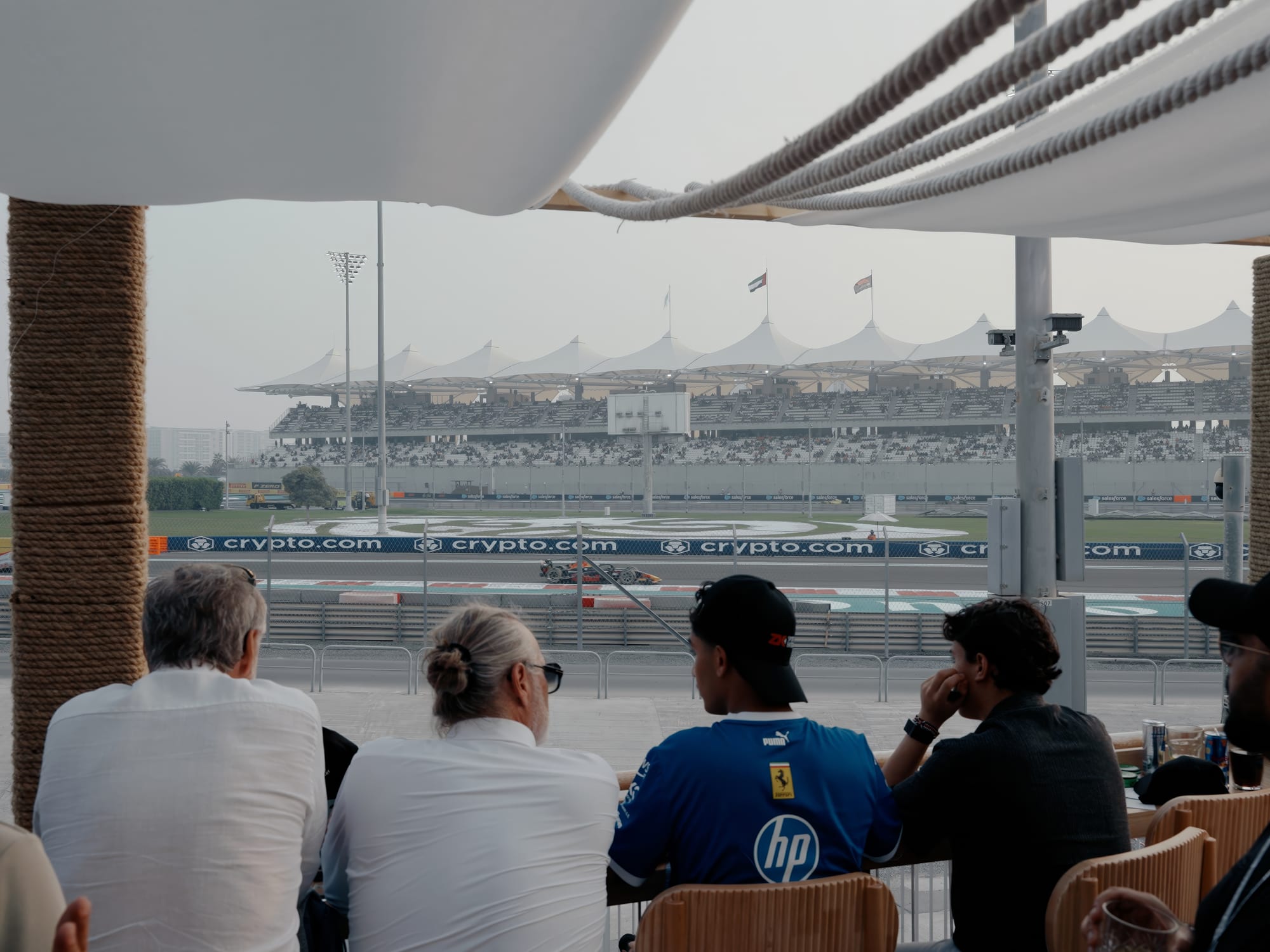 Trackside views of Yas Marina from Velocity Terrace Abu Dhabi